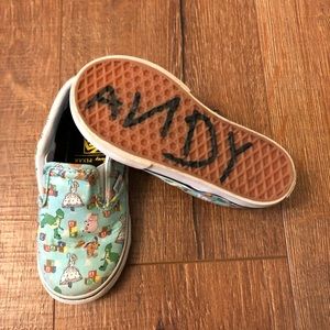 Vans size 8 Toy Story